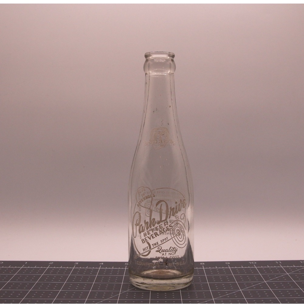 Vintage Park Drive Better Beverages Soda Bottle Glenhazel Carnegie PA 7oz Clear